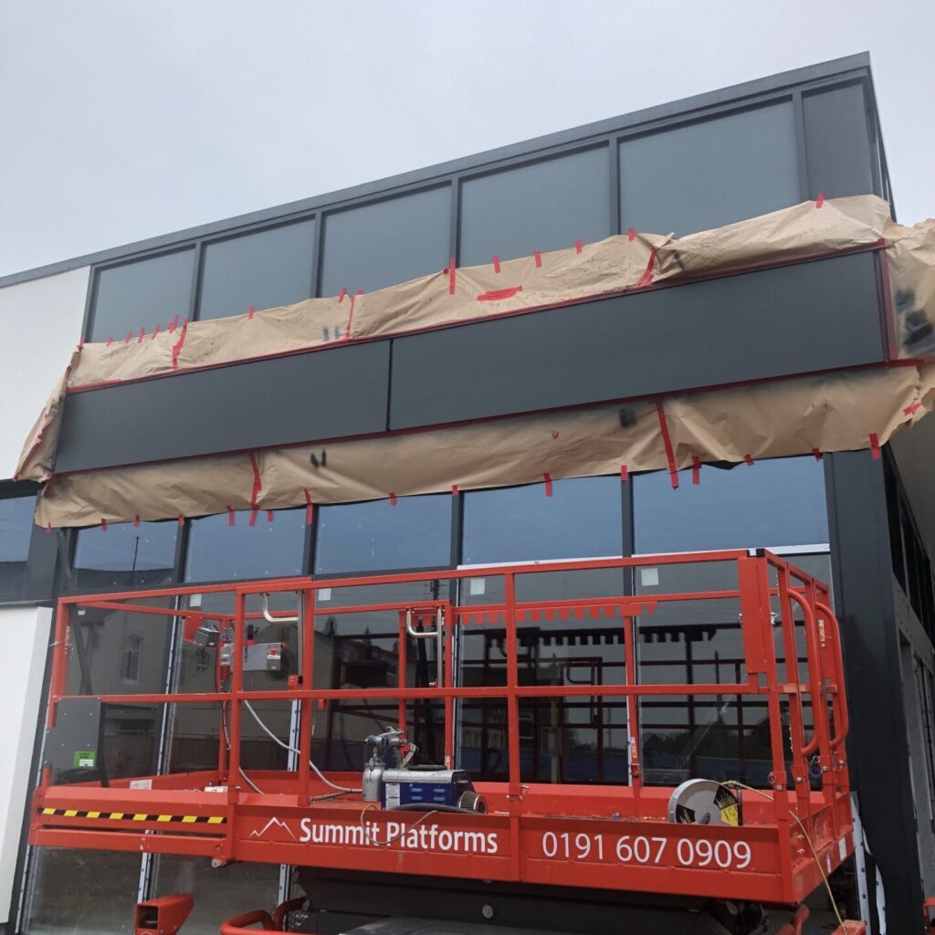 Painting Retail Fascias and Signage